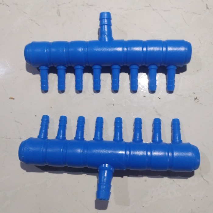 Pipa Angin 8 Lubang Pembagi Airator Blower Akuarium Kolam Hidroponik