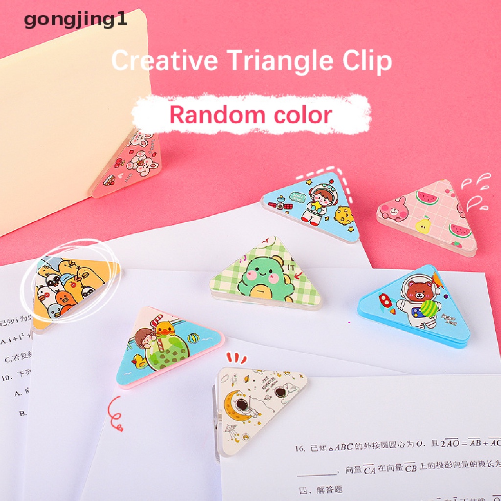 Ggg 5Pcs Kartun Klip Sudut Mini Bookmark Colorful Page Holder Paper Clip Penjepit File Index Foto Kantor Sekolah ID