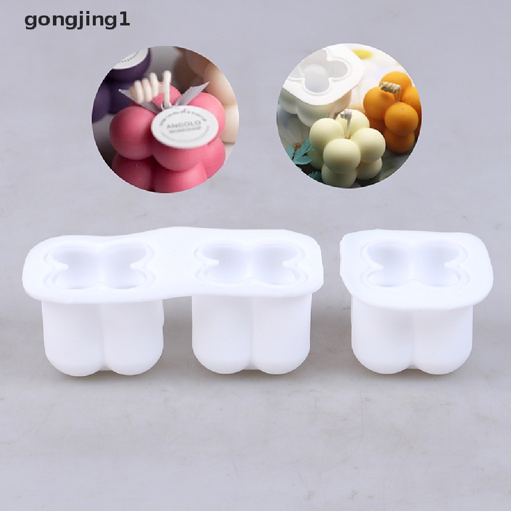 Ggg DIY s Cetakan Lilin Plester Cetakan Silikon Handmade Cube Soap Mold ID