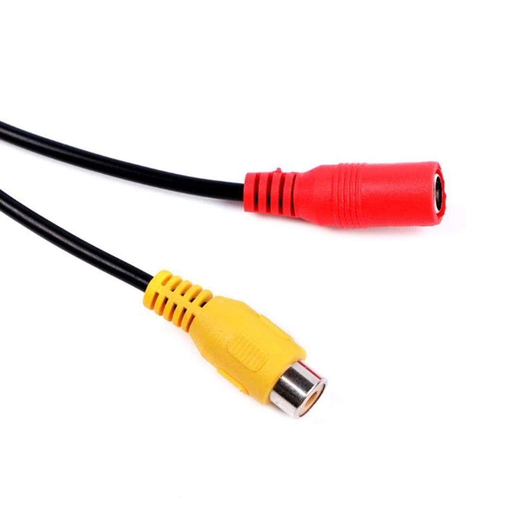 POPULAR 2pcs Kawat Harness Kamera DC Kabel Ganda Adaptor 4-Pin Kabel Adaptor Penerbangan Belakang Mobil