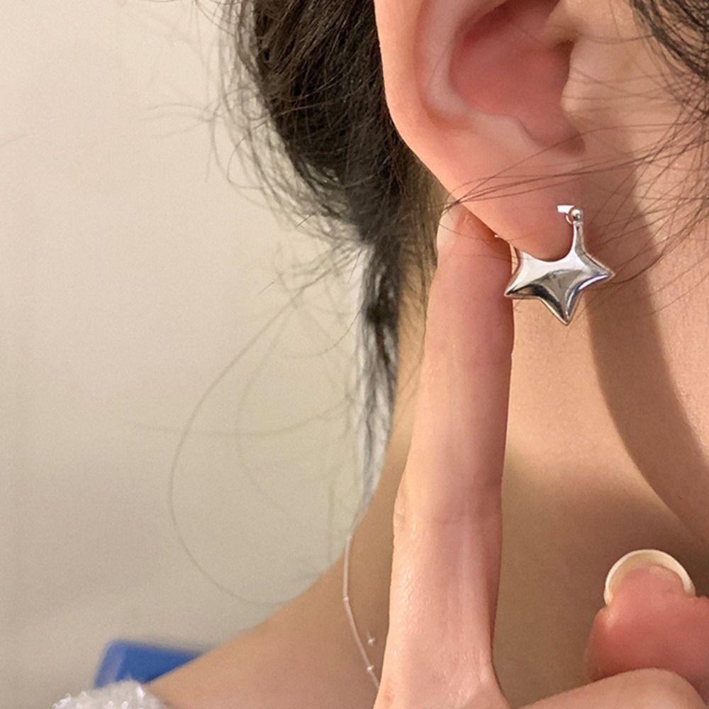 Mxbeauty Anting Bintang Elegan Menawan Trendi Temperamen Tembaga Sederhana Wanita Ear Stud