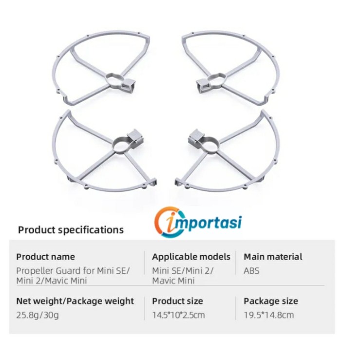 Propeller Guard Pelindung Baling Baling for DJI Mavic Mini 1 Mini 2 Mini SE &amp; Mini 2 SE