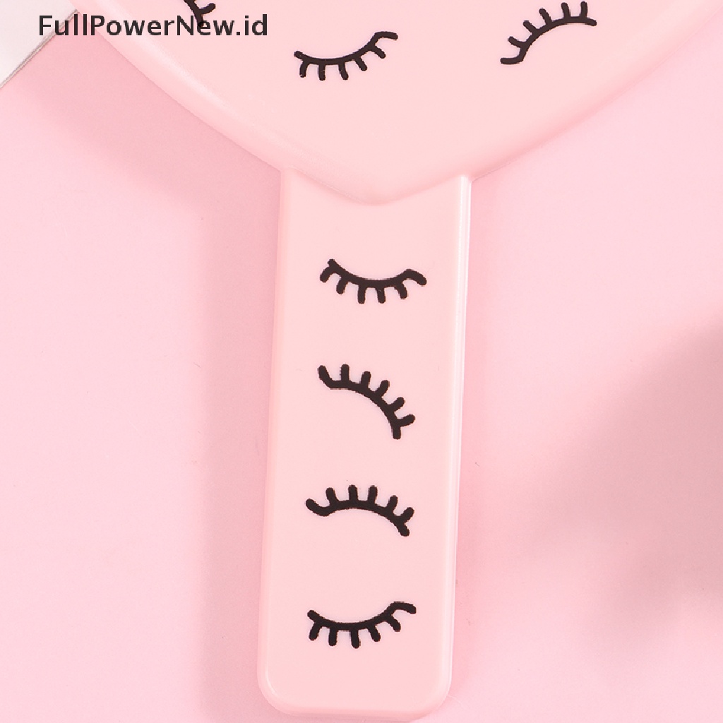 Power Handheld Eyelash Mirror Cermin Inspeksi Bulu Mata Makeup Gadget Vanity Mirror ID