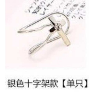 A66 Anting Hijab Jepit 1 sisi Fashion Wanita Aksesoris Korea