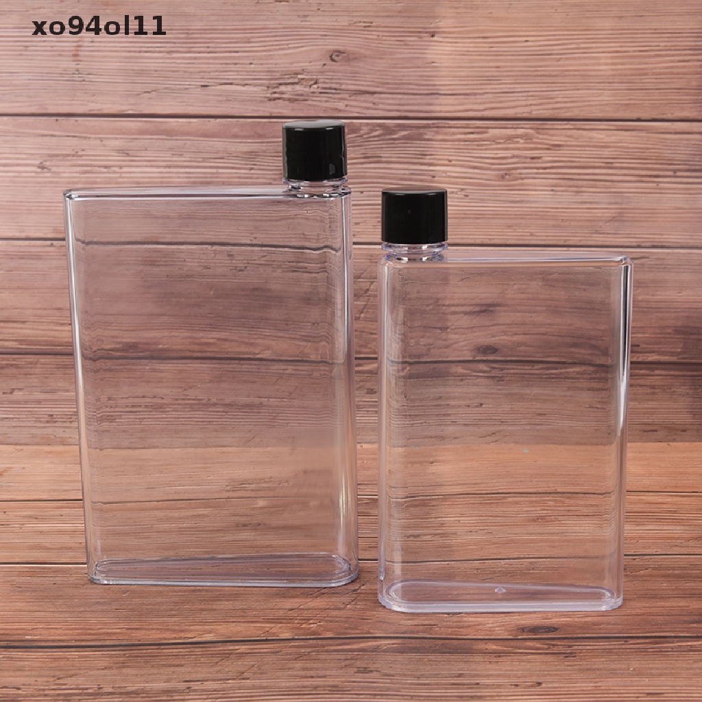 Xo Fashion Botol Air Minum Portable Buku Bening Portable Paper Pad Water Bottle Flat   Ol