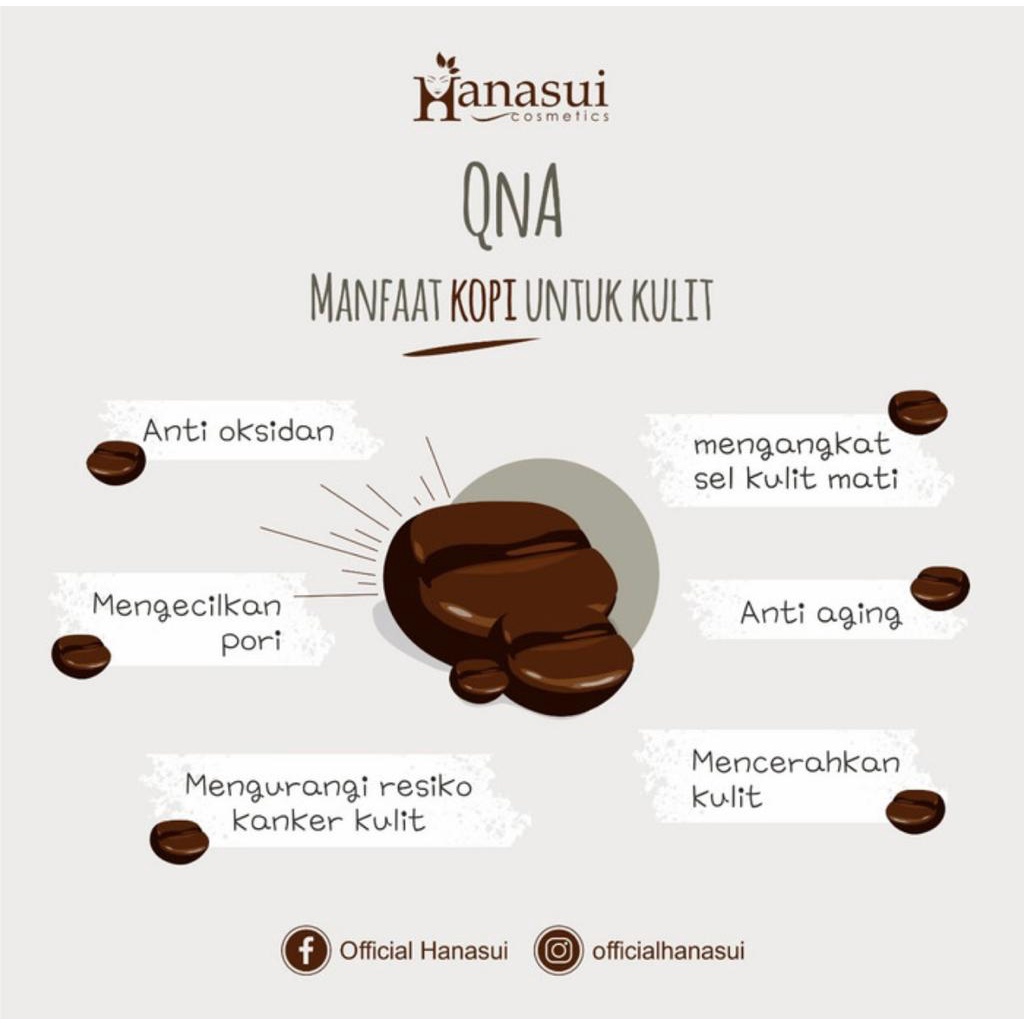 Sabun kopi hanasui BPOM ORIGINAL