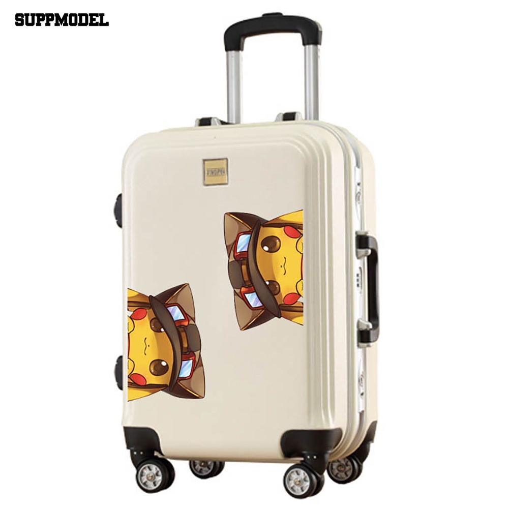 Suppmodel Kartun Lucu Pokemon Pikachu Mobil-Styling Motor Laptop Stiker Decals Decor