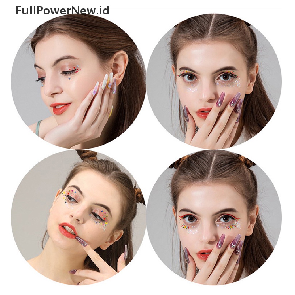 Power Creative Tattoo Jewelry Masquerade Eyes Beauty Makeup Stiker Alat Makeup Mata ID