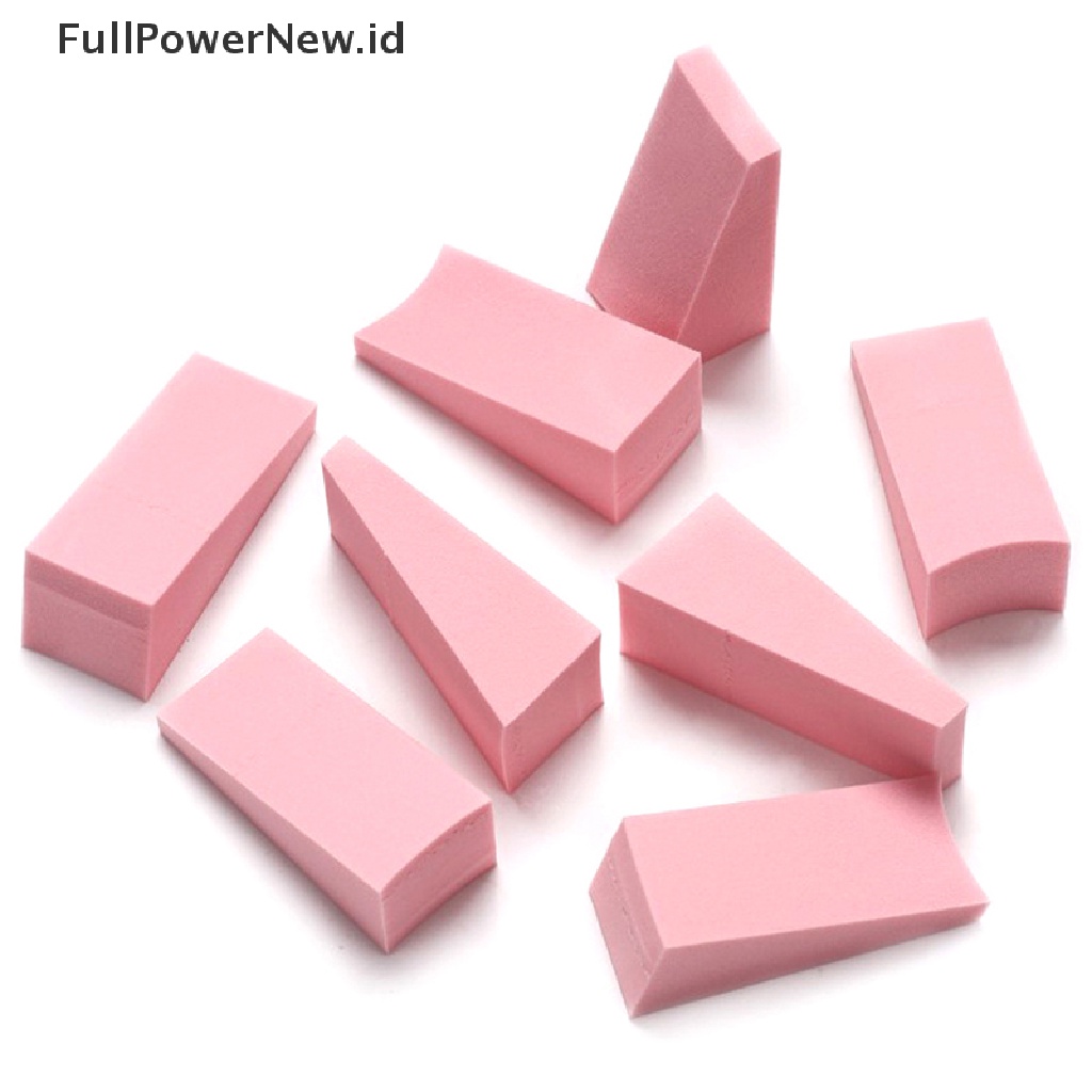 Power 8Pcs Stamper Spons Lembut Gradasi Nail Art Untuk Aksesori Stempel Kuku ID