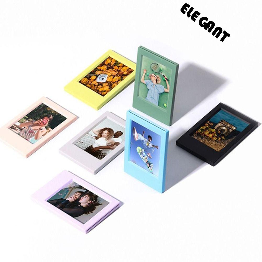 [Elegan] Tempat Foto Mini Kreatif Tempat Foto Polaroid Home Decor Mudah Digunakan Classic Photo Holder