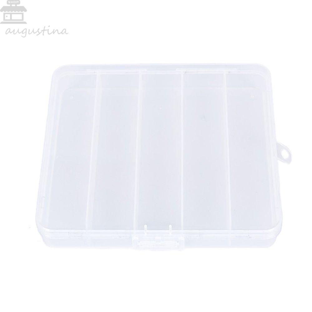Agustinina Fishing Tackle Box Aksesoris Pancing High Quality Fishing Hook Case Tackle Kotak Sortir 5kisi Tahan Air Tempat Penyimpanan