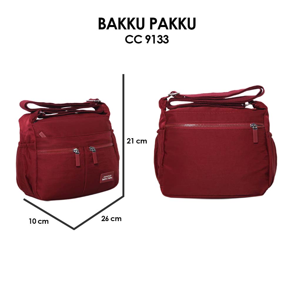 Tas Selempang Perempuan Remaja Import Bakku Pakku 9133 Fashion Slingbag Korea