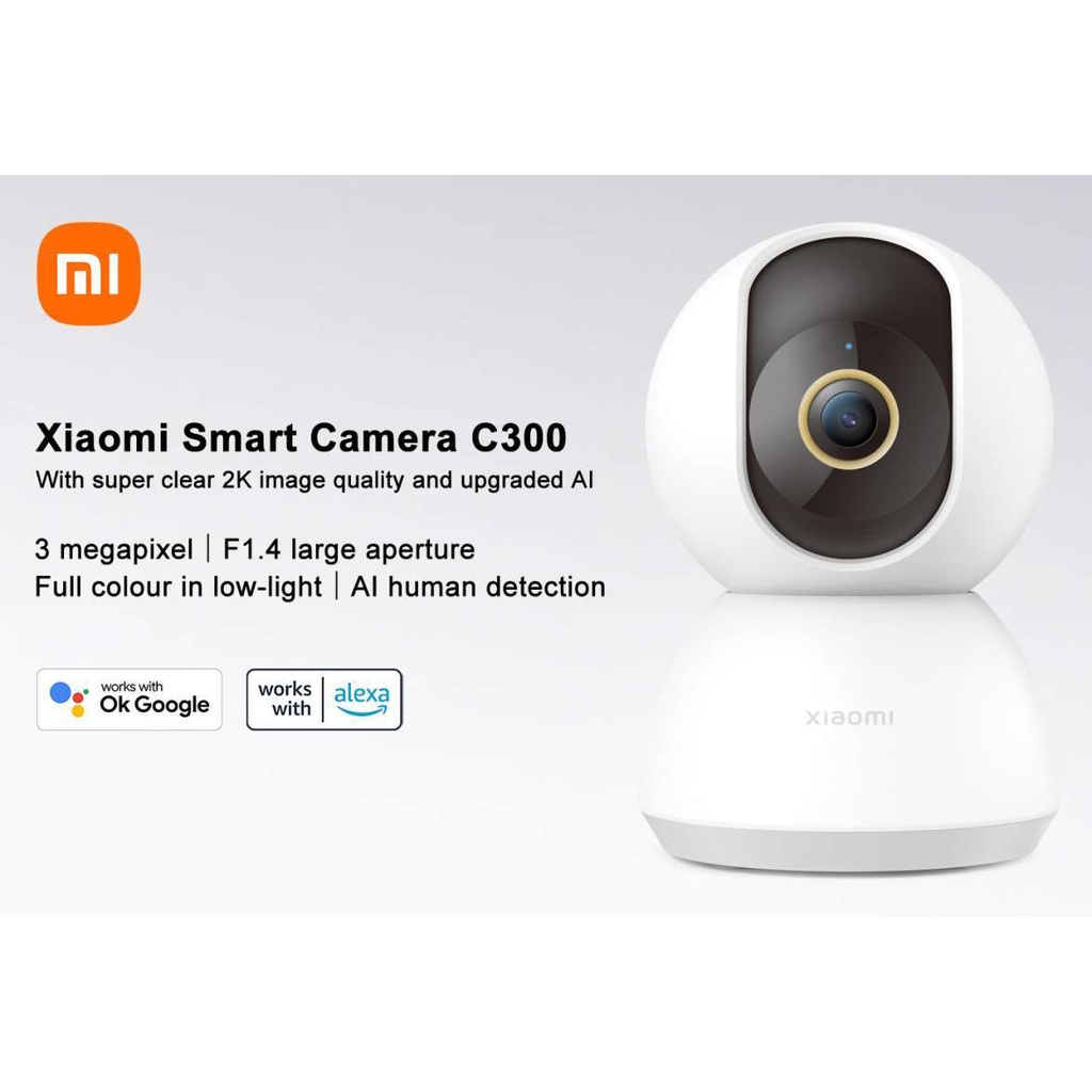 XIAOMI SMART CAMERA C300 2K / IP CAM CCTV XIAOMI C-300 - GARANSI RESMI