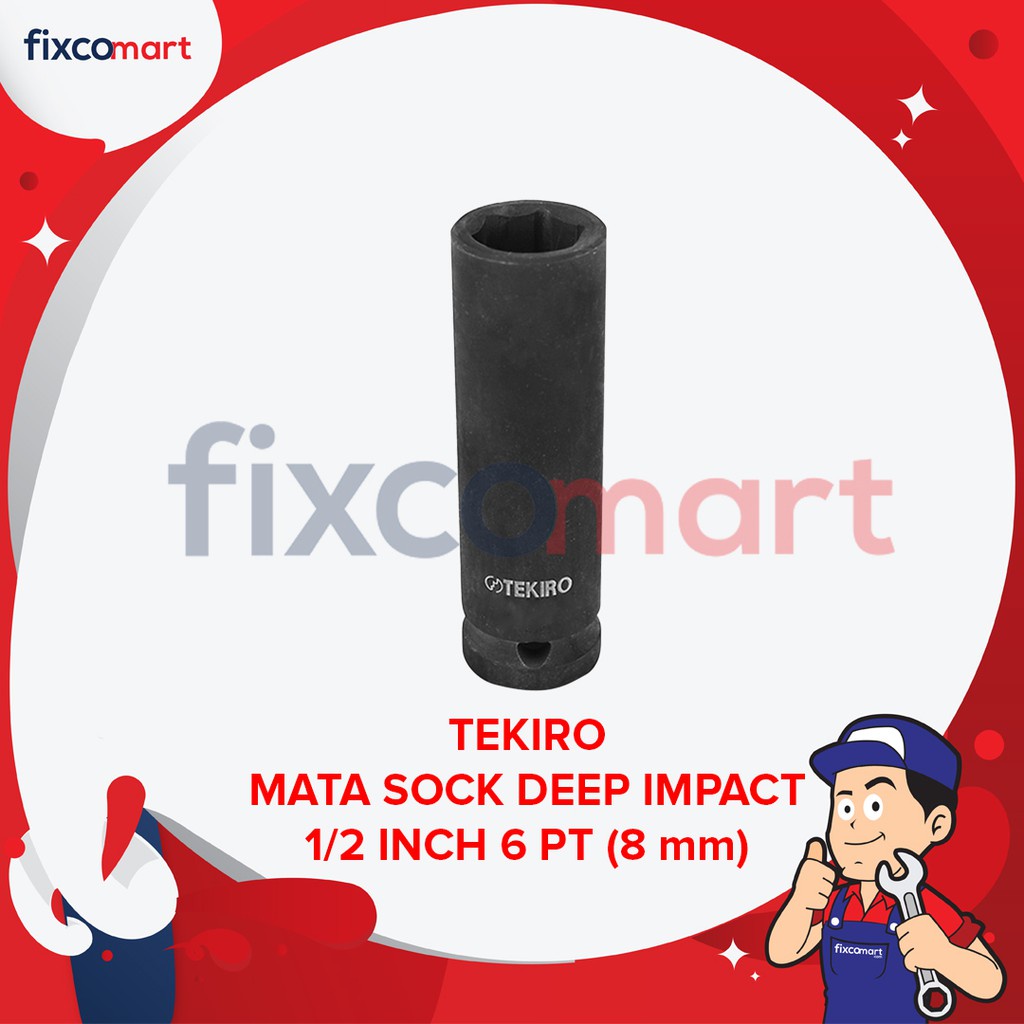 Tekiro Mata Sock Deep Impact 1/2 Inch 8 Mm 6Pt