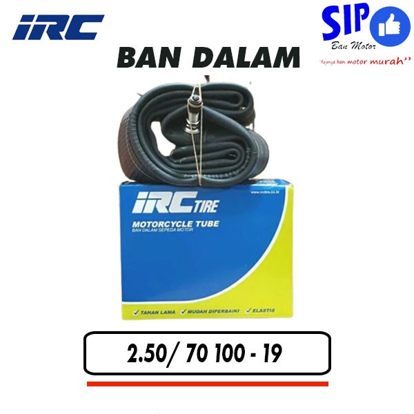 Ban dalam IRC 70 100 19 / 2.50 19 untuk motor Trail