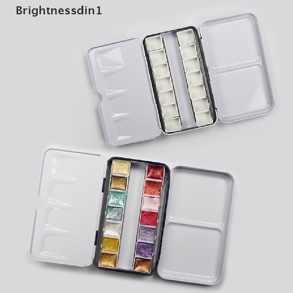 [Brightnessdin1] Cat Cat Air Warna-Warni Kaleng Kotak Palette Paing Penyimpanan Cat Besi Kotak Butik