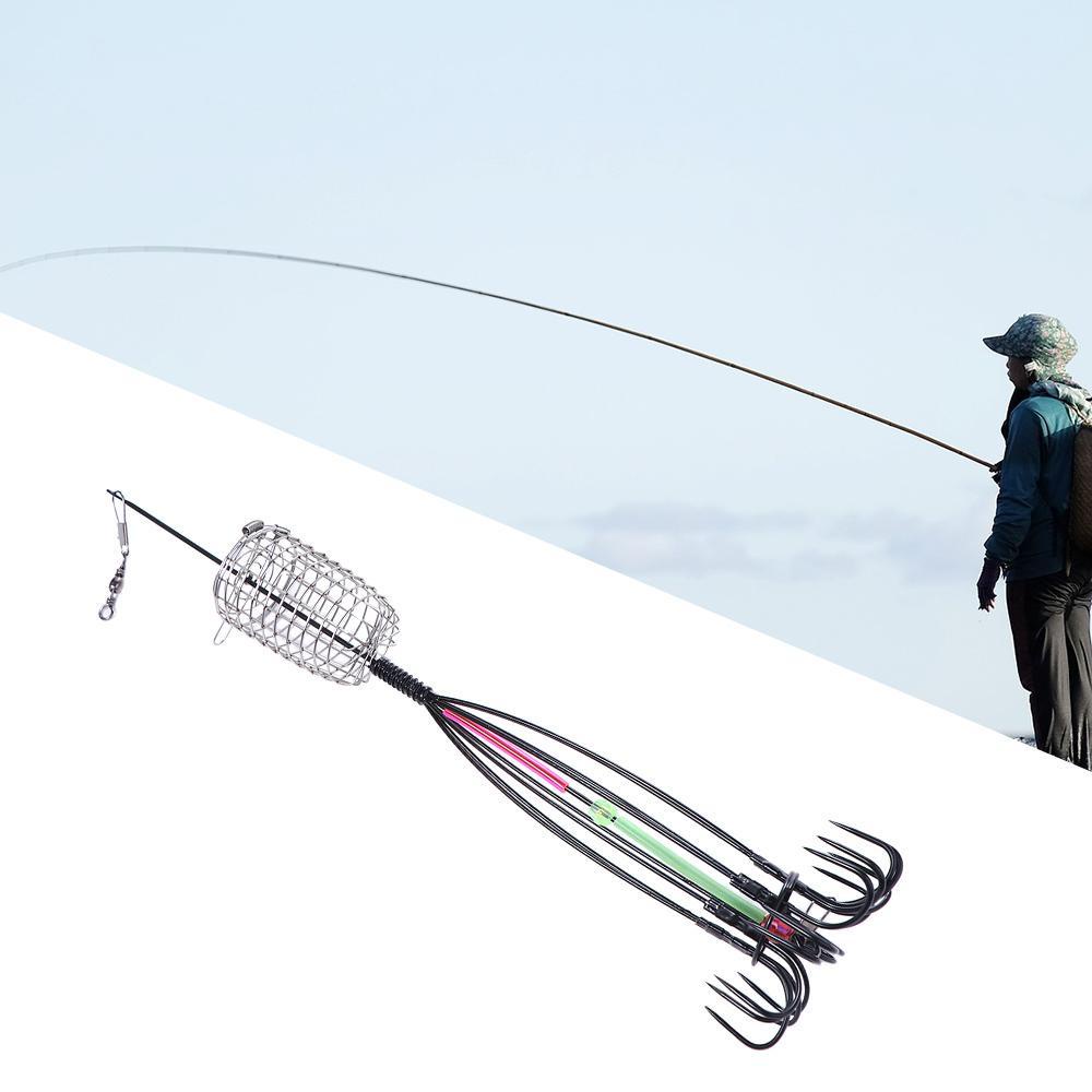 Lanfy Delapan Cakar Kait Aksesoris Fishing Tackle Anti Gantung Alat Pancing Kail Umpan Lempar Delapan Cakar Gantung Fish Hook Cage