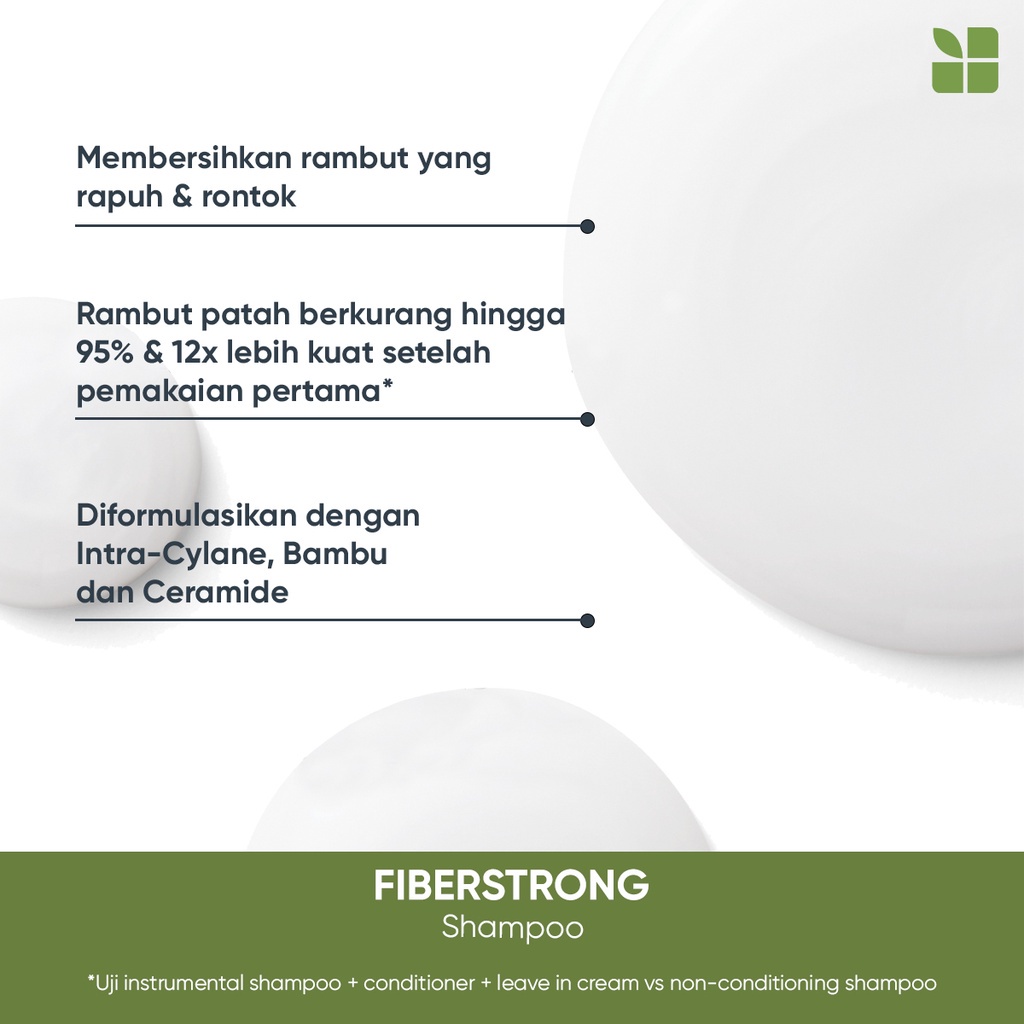 Biolage Indonesia Fiberstrong Shampoo 1000 ml - Shampoo Professional Perawatan Rambut Rusak