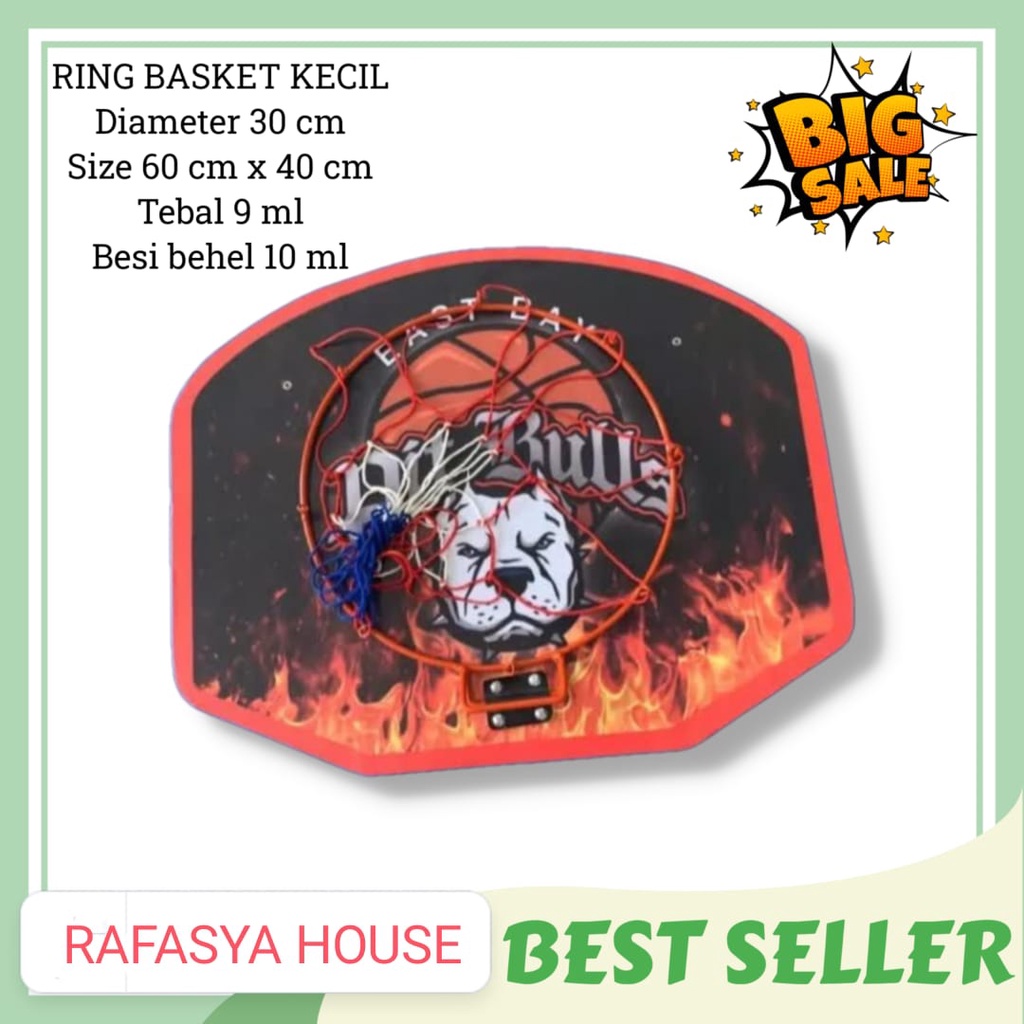 FLASH SALE PAPAN KAYU RING BASKET UNTUK ANAK-ANAK/REMAJA