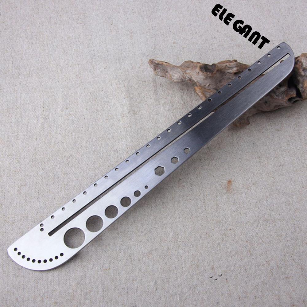 [Elegan] Busur Derajat Woodworking Pengukur Penggaris Goniometer Stainless Steel