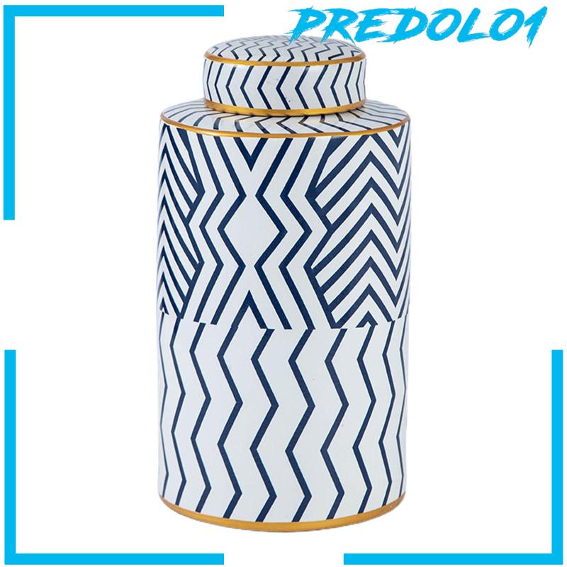 [Predolo1] Vas Guci Jahe Keramik Besar Modern Minimalis Nordic Dengan Tutup Ceramic Vase