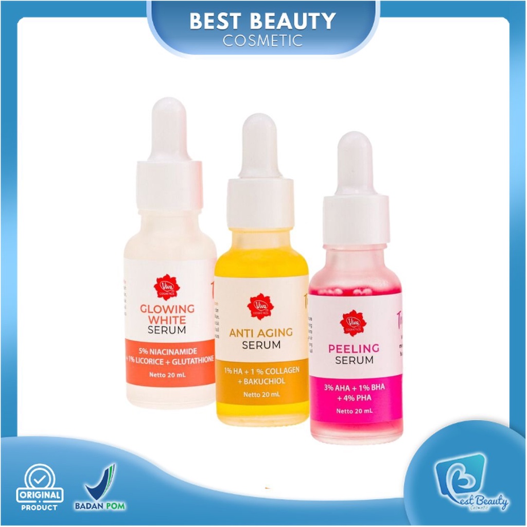 ★ BB ★ Viva Face Serum - Peeling Serum - Viva Glowing White Serum - Viva Anti Aging Serum - 20ml