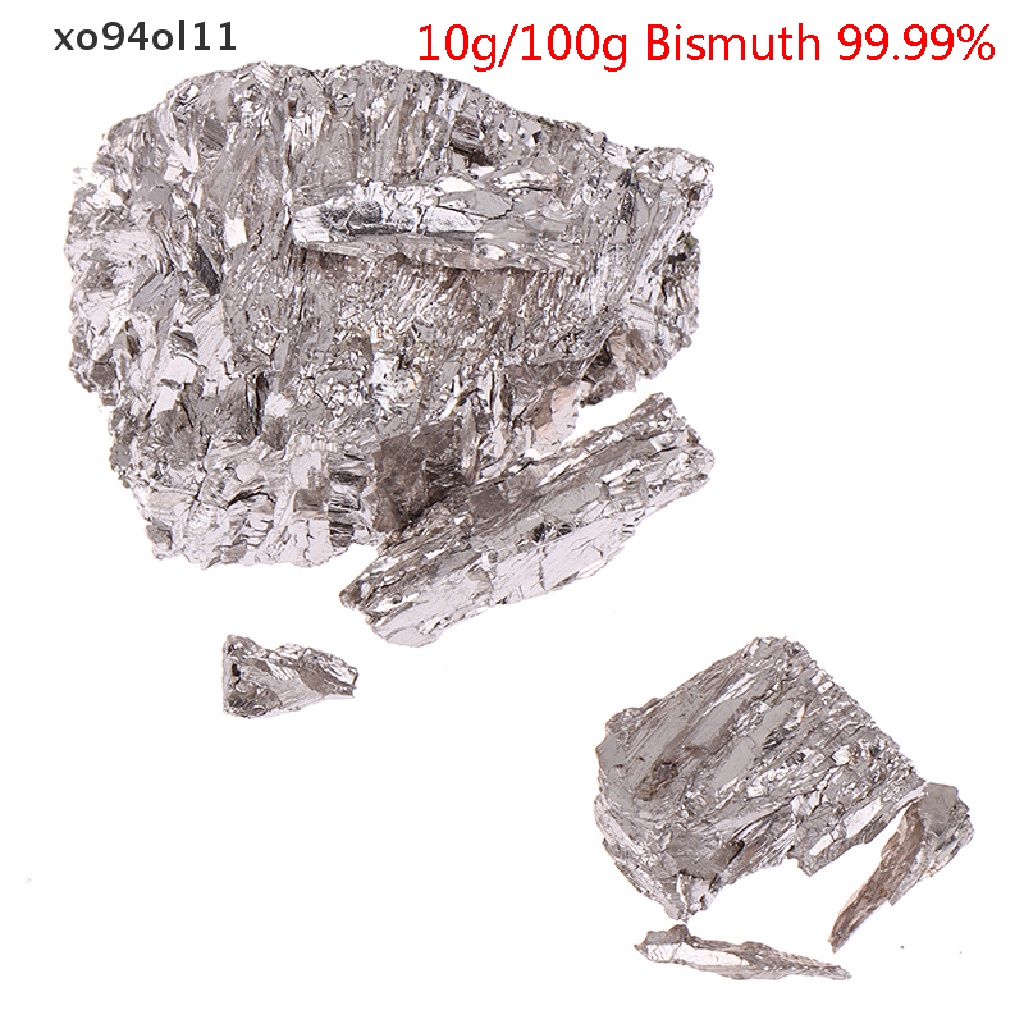 Xo 10g 100g Bismuth Metal Bismuth Ingot Logam Murni Tinggi Untuk Membuat Bismuth Kristal Penelitian Percobaan Bismuth Kristal Bi OL