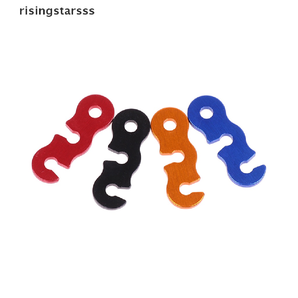 Rsid Span-new 10pcs Adjustable Camping Tent Cord Tali Gesper S Type Tensioners Pengikat Kit Outdoor Camping Tents Mengamankan Aksesoris Jelly