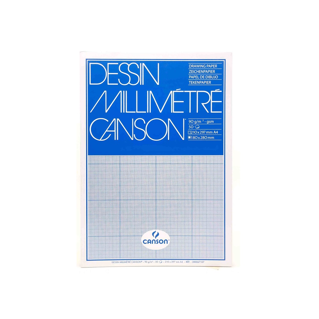 

Canson Millimetre Drawing Kertas Milimeter A4 50 Lembar