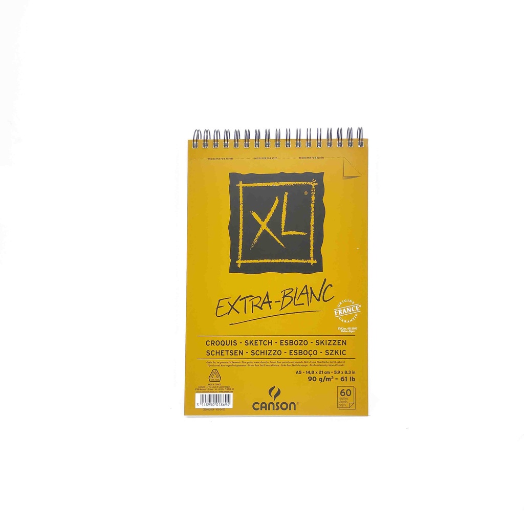 

Canson XL Extra-Blanc Kertas Sketsa Gambar A5 60 Lembar 90gsm