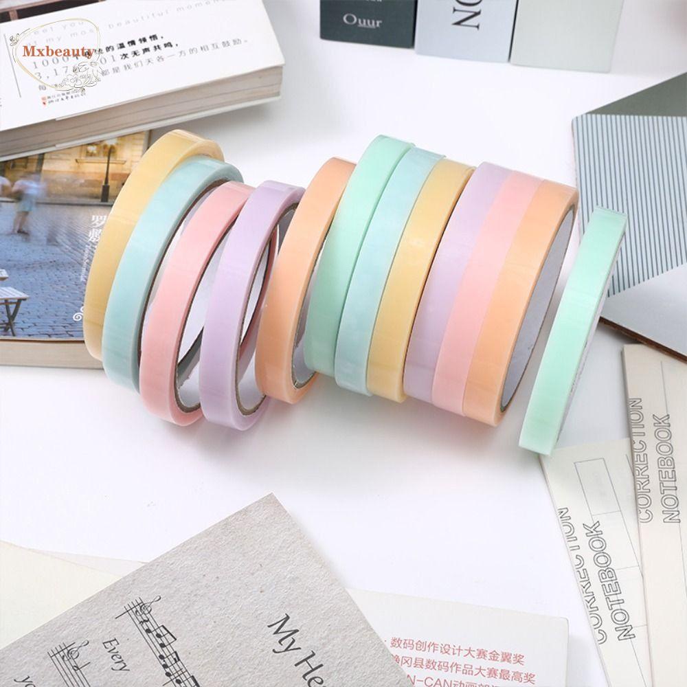 Mxbeauty Sticky Ball Tape Warna-Warni Untuk Santai|Pita Unzip Tempel Anak Panjang 30m Berwarna Untuk Scrapbook