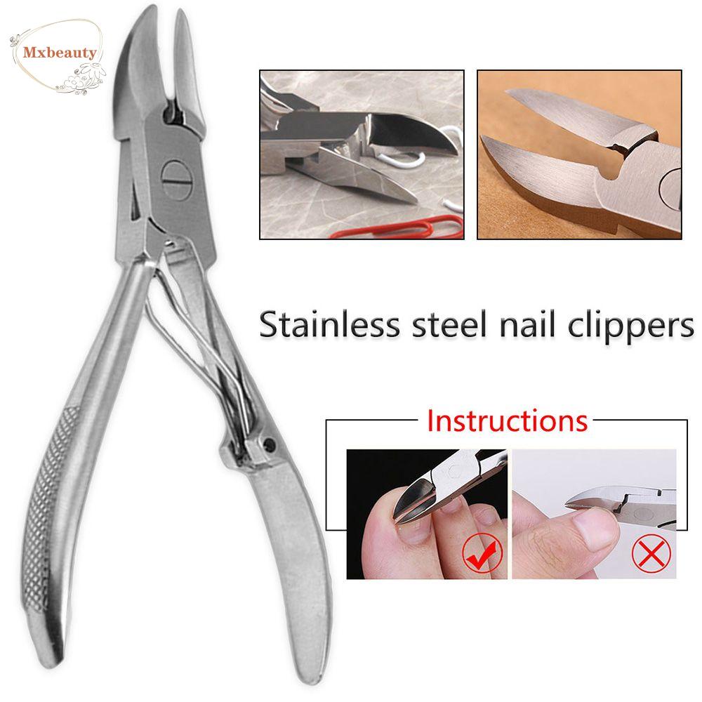 Mxbeauty Gunting Kuku Jari Kaki Professional Trimmer Trimmer Pemotong Pemotong Tepi Manicure Chiropody Podiatry Paronychia Nipper