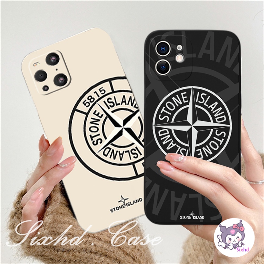 Redmi 12C 11A 10C 10A Note 12 11 11s 10s 9s 9 8 12Pro 10 9T 9C 9A 9 A2 A1 Xiaomi 11 Lite 11T 10T Poco F4 F3 M3 X5 X3Pro NFC Fashion Stone Island Couple Silicon Casing Ponsel Soft Cover