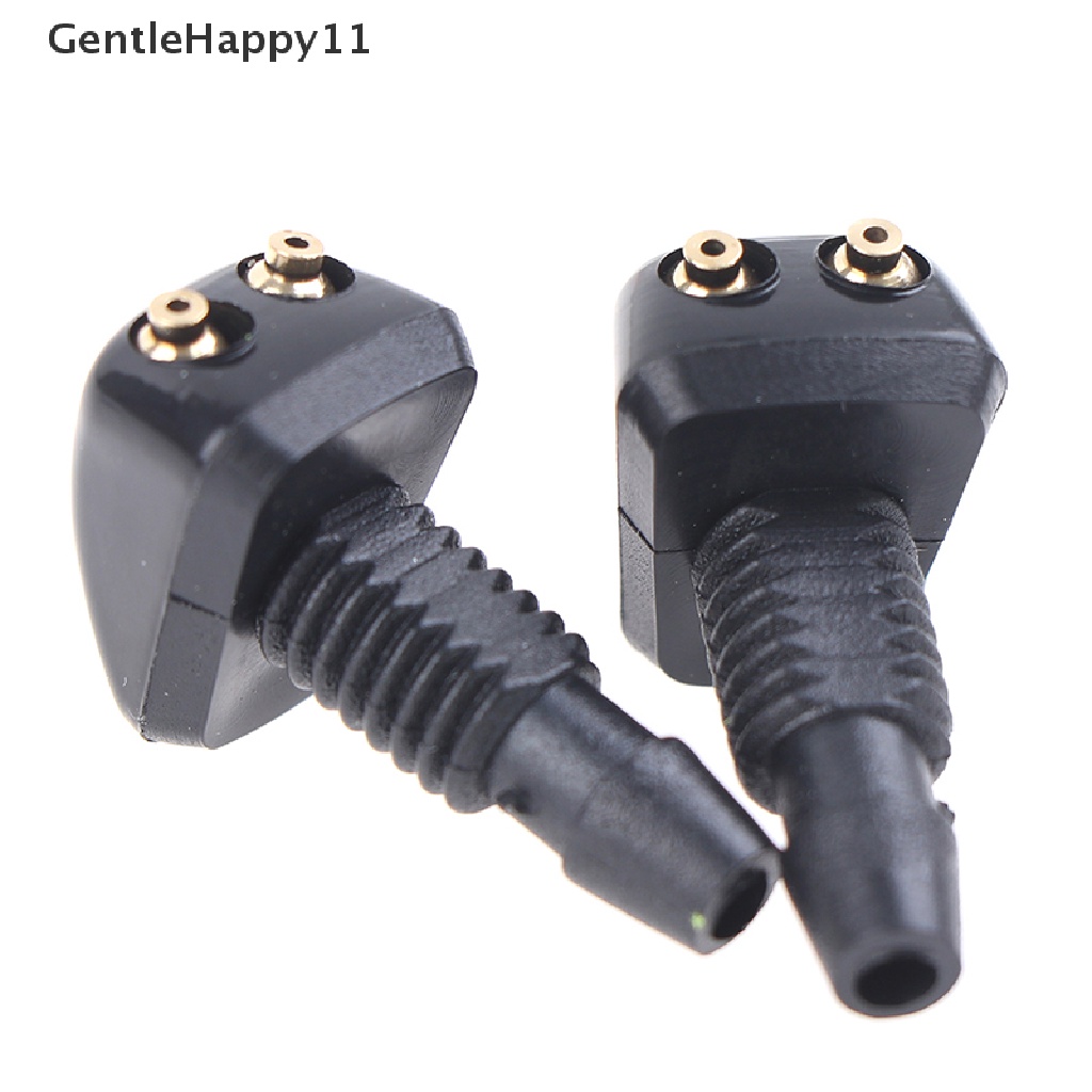 Gentlehappy 2x Universal Front Windshield Washer Wiper Nozzle er Outlet Spout Air id