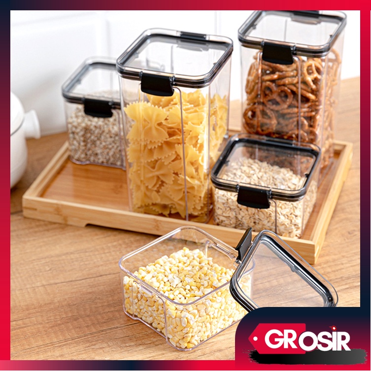 Grosir - H1070 Kotak Penyimpanan Snack / Food Storage / Toples Makanan Imlek / Toples Kue Lebaran / Tempat Makanan