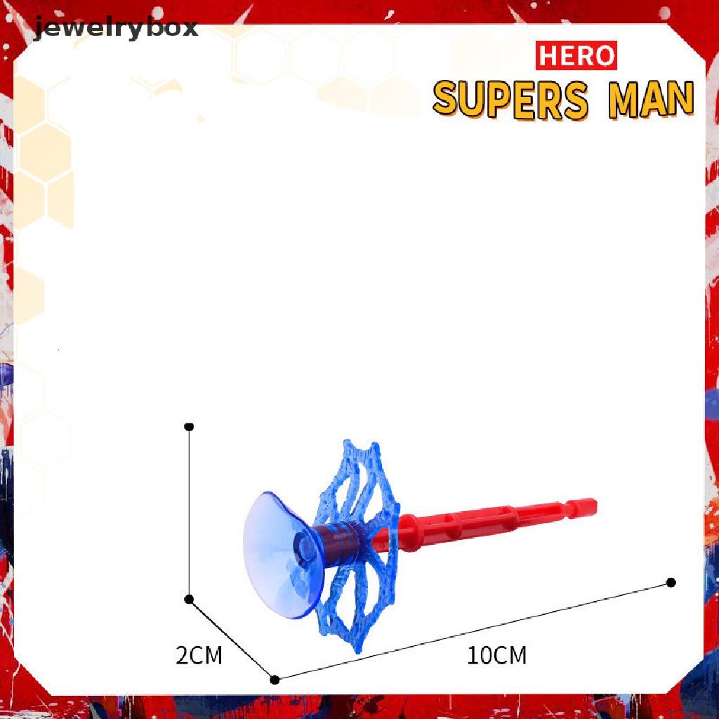[jewelrybox] New Mainan Spider Man Plastik Cosplay Spiderman Set Peluncur Sarung Tangan Mainan Lucu Butik