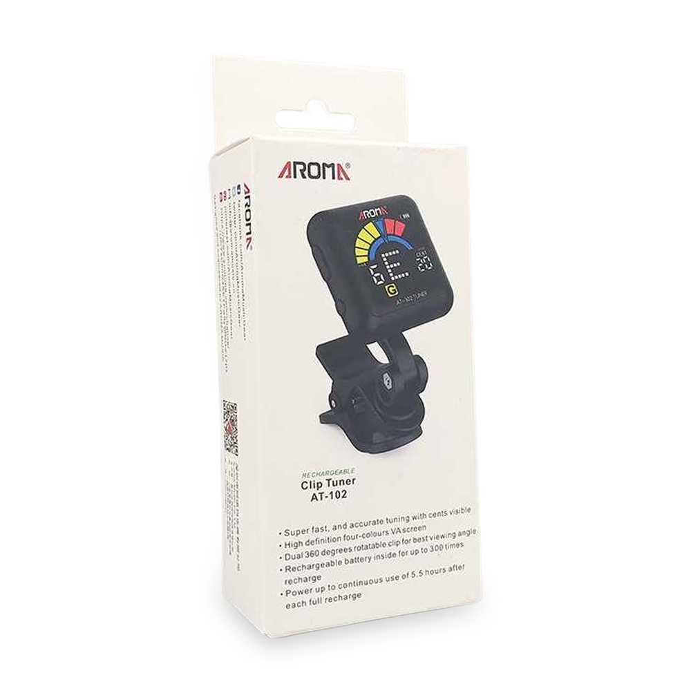AROMA Tuner Gitar Digital Chromatic Universal Tone Calibration - AT-102 ( Al-Yusi )