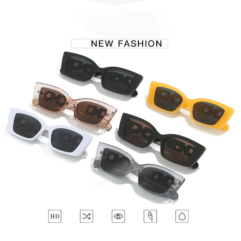 Kacamata Hitam Wanita Y2K Trendy Frame Kecil Shades