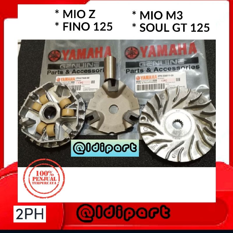 rumah roller 1set dan kipas rumah roller mio m3/mio z/fino125/soul gt125/2ph KM