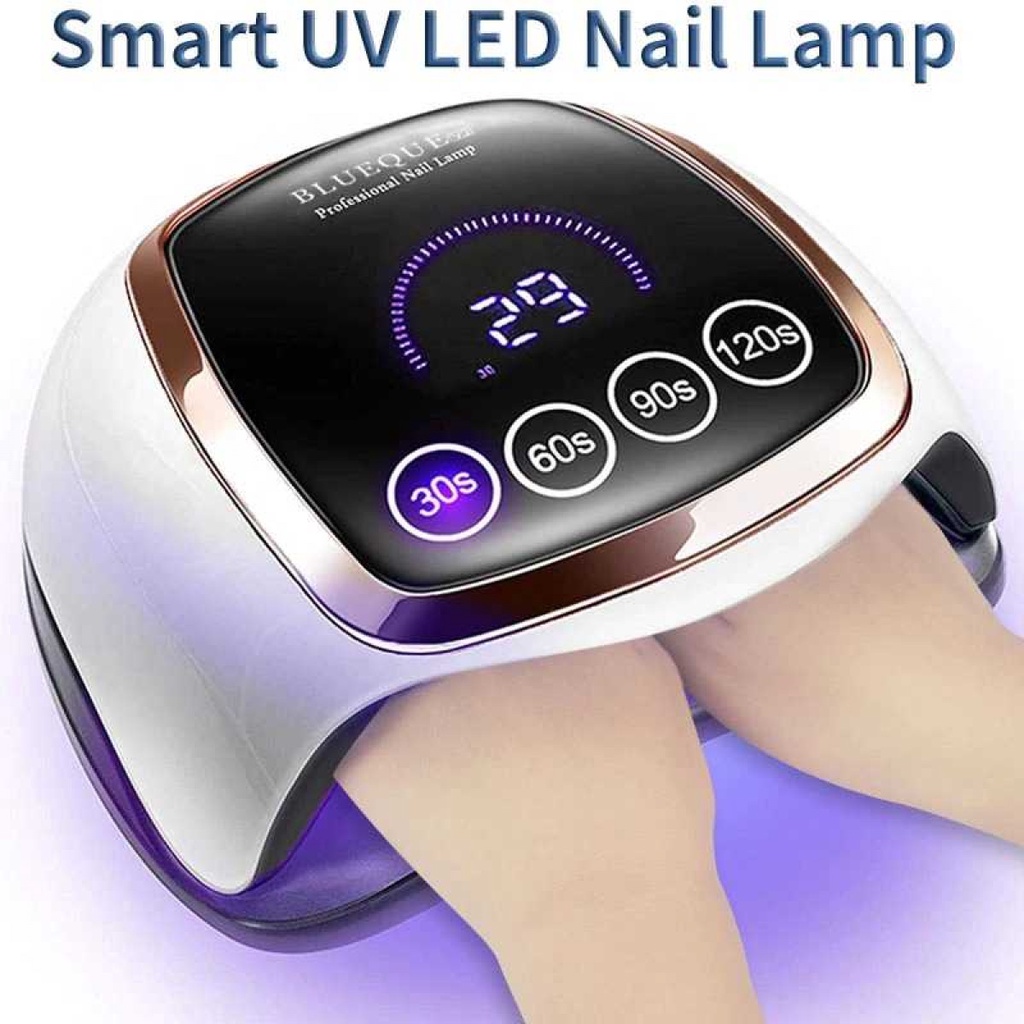 Pengering Kutek 42 LED Lampu UV Nail Dryer Layar Sentuh Timer 168W