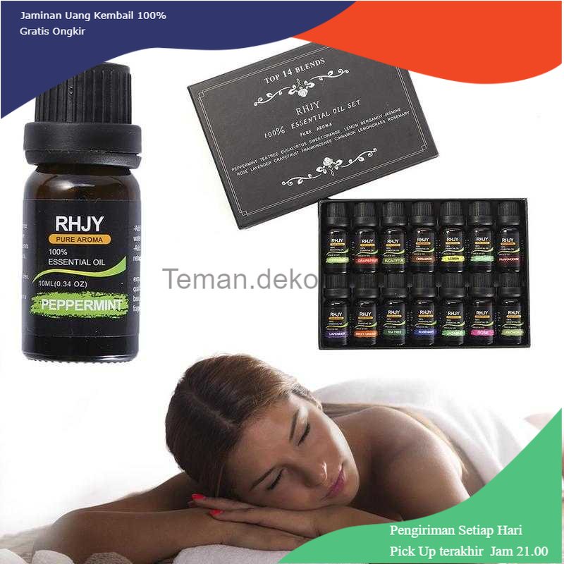 TD - RTG Firstsun Set Essential Oils Minyak Aromatherapy 10ml 14 PCS - RH-14