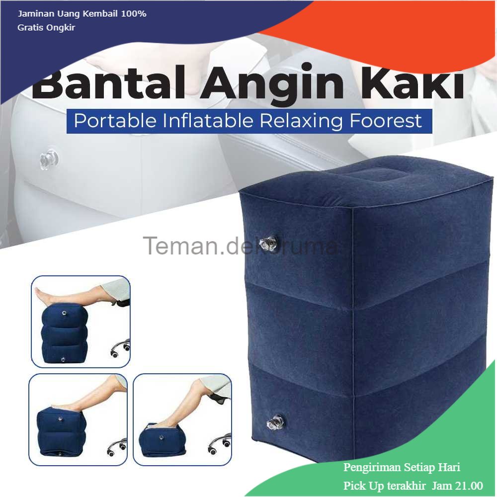 TD - RTG YMQY Bantal Angin Kaki Portabel Inflatable Relaxing Foot Rest - BSZ0020