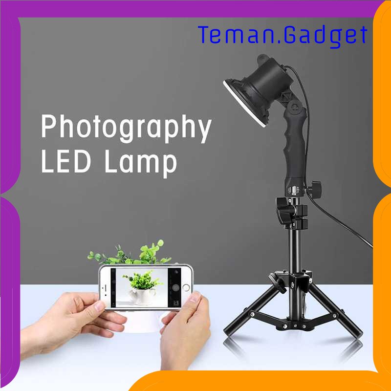 TG - KMR SH Lampu Portable Photo Studio 12W 5500K Light Stand 37cm - PSX-51