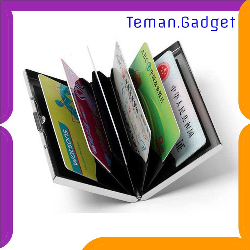 TG - ATK Dompet Kartu Slim Aluminium 6 Slot - FMB-78