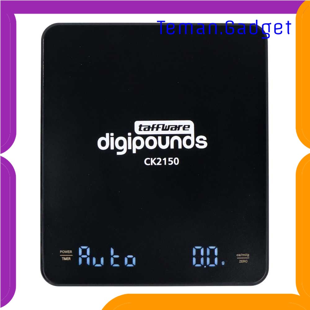 TG - DPR Taffware Digipounds Timbangan Dapur Digital 3kg Akurasi 0.1g + Timer - CK2150