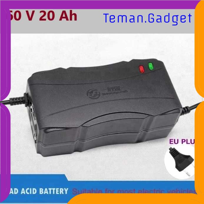 TG - OLR BEIQIANG Charger Aki Sepeda Listrik Lead-Acid Battery EU Plug 60V 20Ah - BEI60