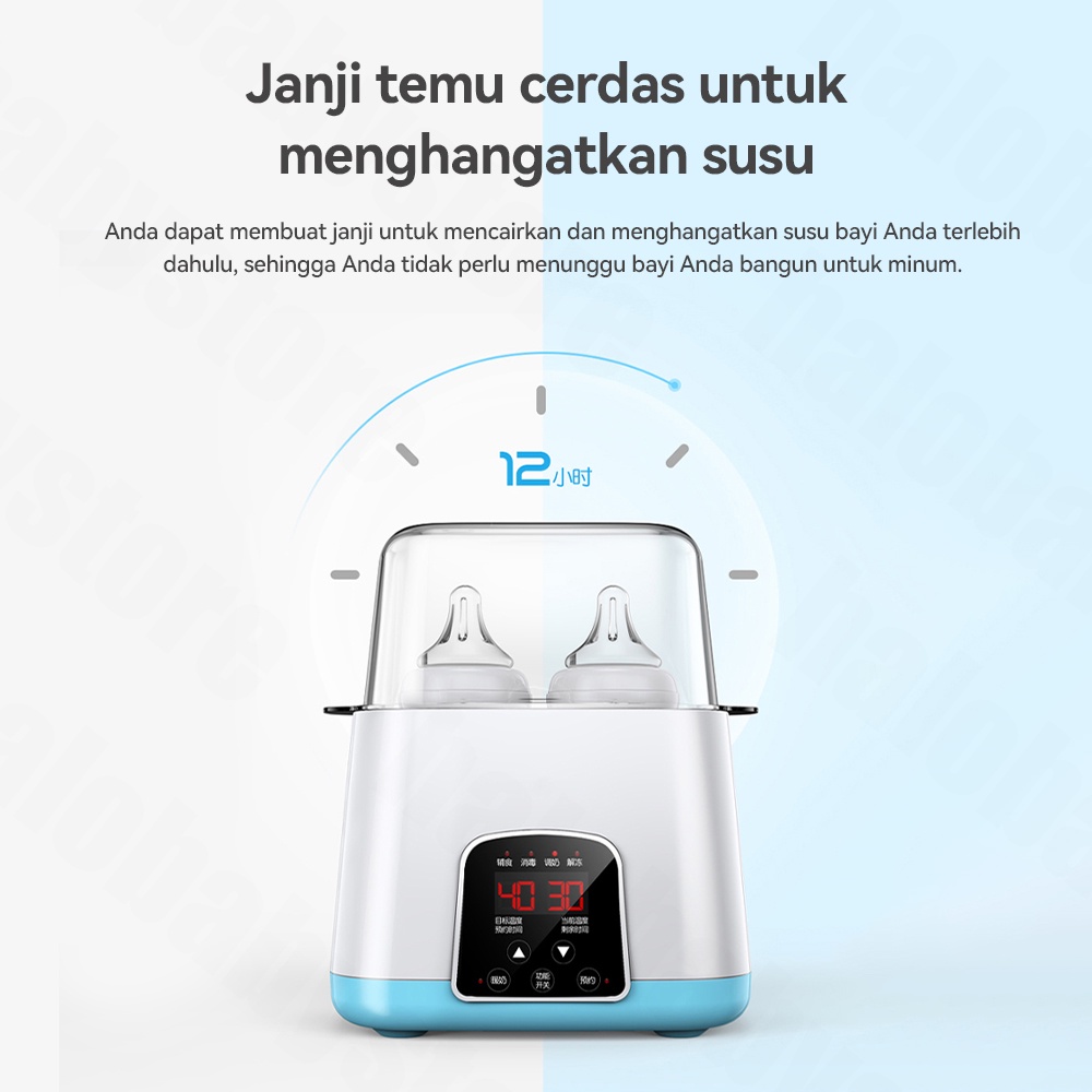 Halo Baby  Baby Feeding Bottle Warmer Heater Bottle sterilizer/Alat Steril Botol LCD Display Remote