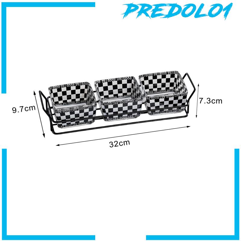 [Predolo1] Divided Serving Dishes Tray Piring Saji Sekat Untuk Buah Dapur