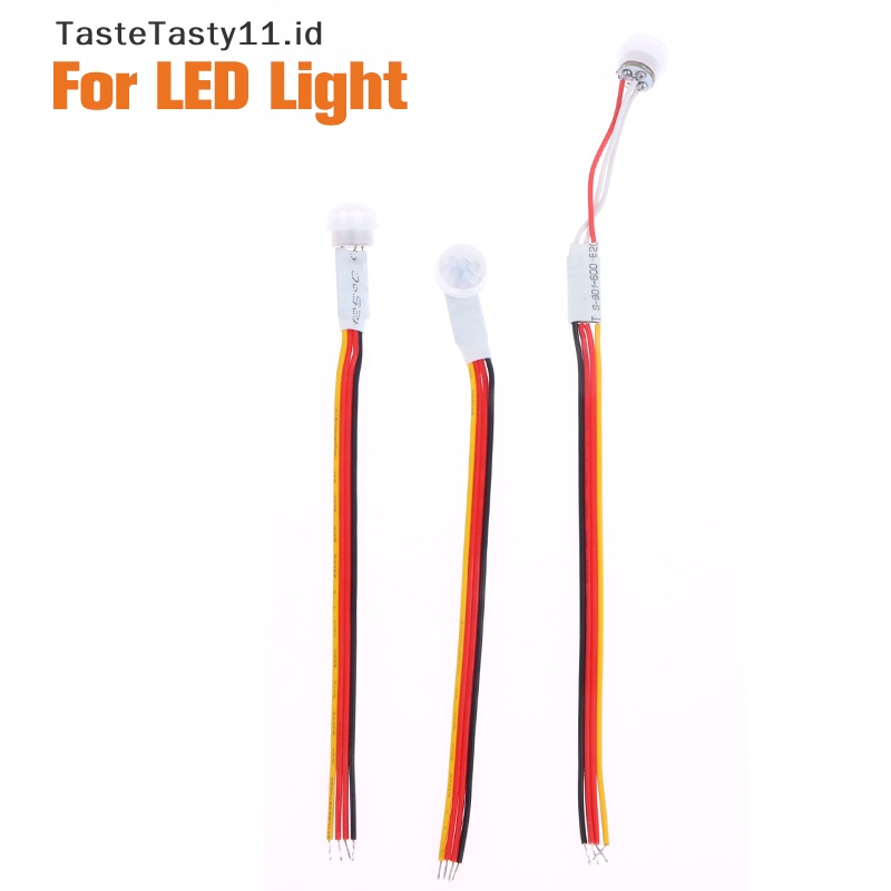 Tastetasty Modul Mini 3A Saklar Controller Sensor Tubuh Induksi Infrared Untuk Lampu LED.