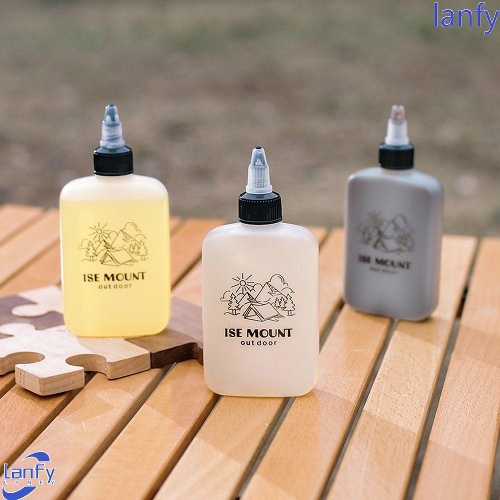 Lanfy Botol Minyak Luar Ruangan Botol Penyimpanan Aksesoris Berkemah Mini Sealed Bottle